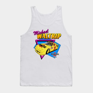 Michael Waltrip Pennzoil Vintage Nascar Design Tank Top